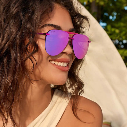 TAHOE - PINK RUSH METALLIC + PINK RUSH MIRROR SUNGLASSES