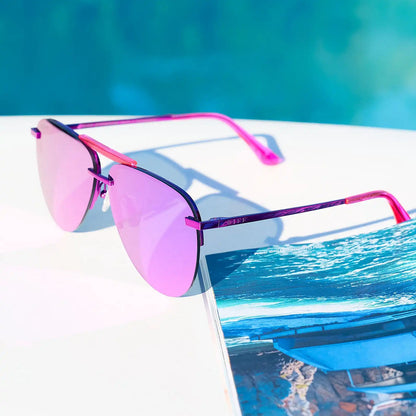 TAHOE - PINK RUSH METALLIC + PINK RUSH MIRROR SUNGLASSES