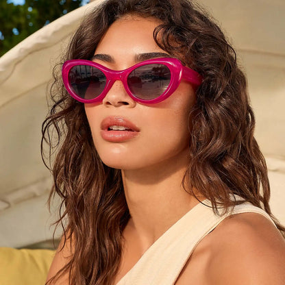 ZARIA - BRIGHT TULIP + GREY GRADIENT + POLARIZED SUNGLASSES