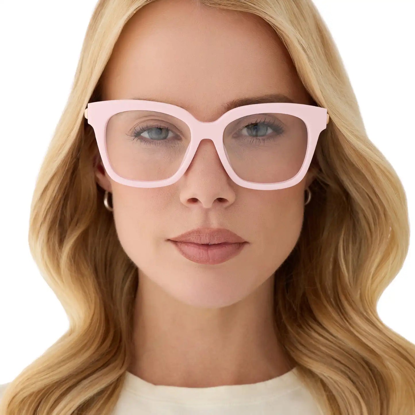 BELLA XS - POWDER PINK + GOLD + GLASSES