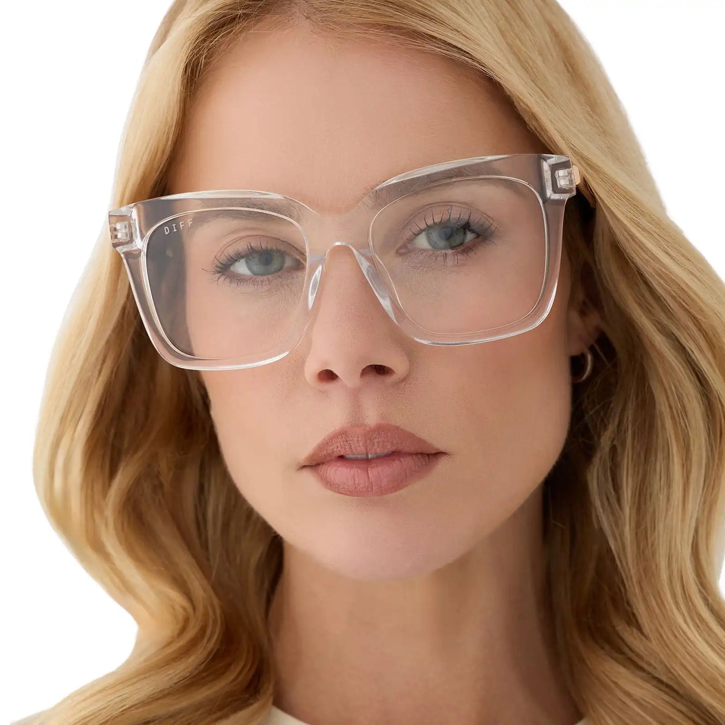 BELLA - CLEAR CRYSTAL + BLUE LIGHT TECHNOLOGY GLASSES