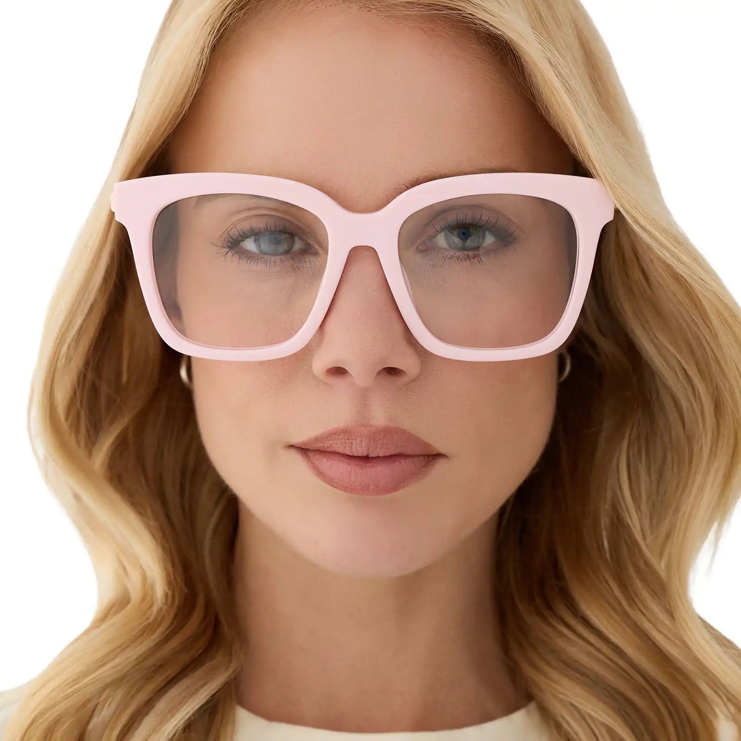 BELLA - POWDER PINK + GOLD + GLASSES