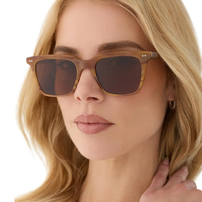 BILLIE - LONGHORN + BROWN + POLARIZED SUNGLASSES