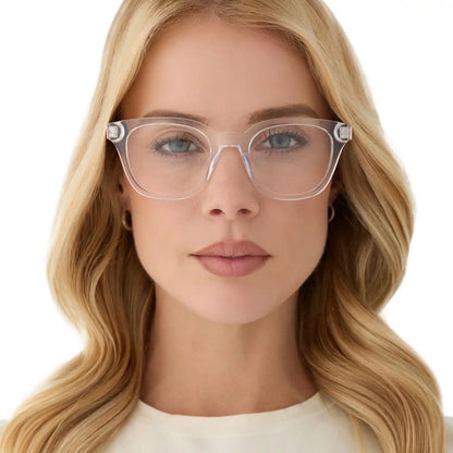 BRIDGET - CLEAR + GOLD + GLASSES