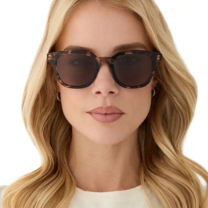 BRIDGET - ESPRESSO TORTOISE + BROWN + POLARIZED SUNGLASSES