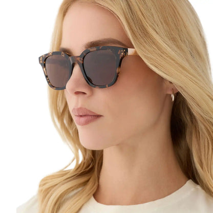BRIDGET - ESPRESSO TORTOISE + BROWN + POLARIZED SUNGLASSES
