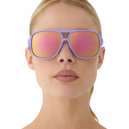 HANGTIME - MATTE LAVENDER + SHERBET MIRROR + POLARIZED SUNGLASSES