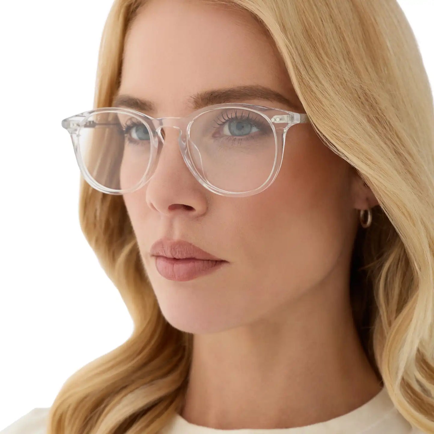 JAXSON - CLEAR CRYSTAL + GLASSES
