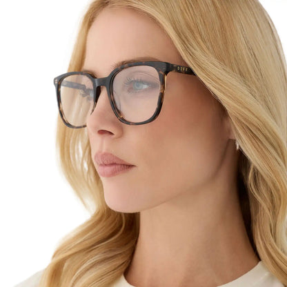 PARKER - ESPRESSO TORTOISE + BLUE LIGHT GLASSES