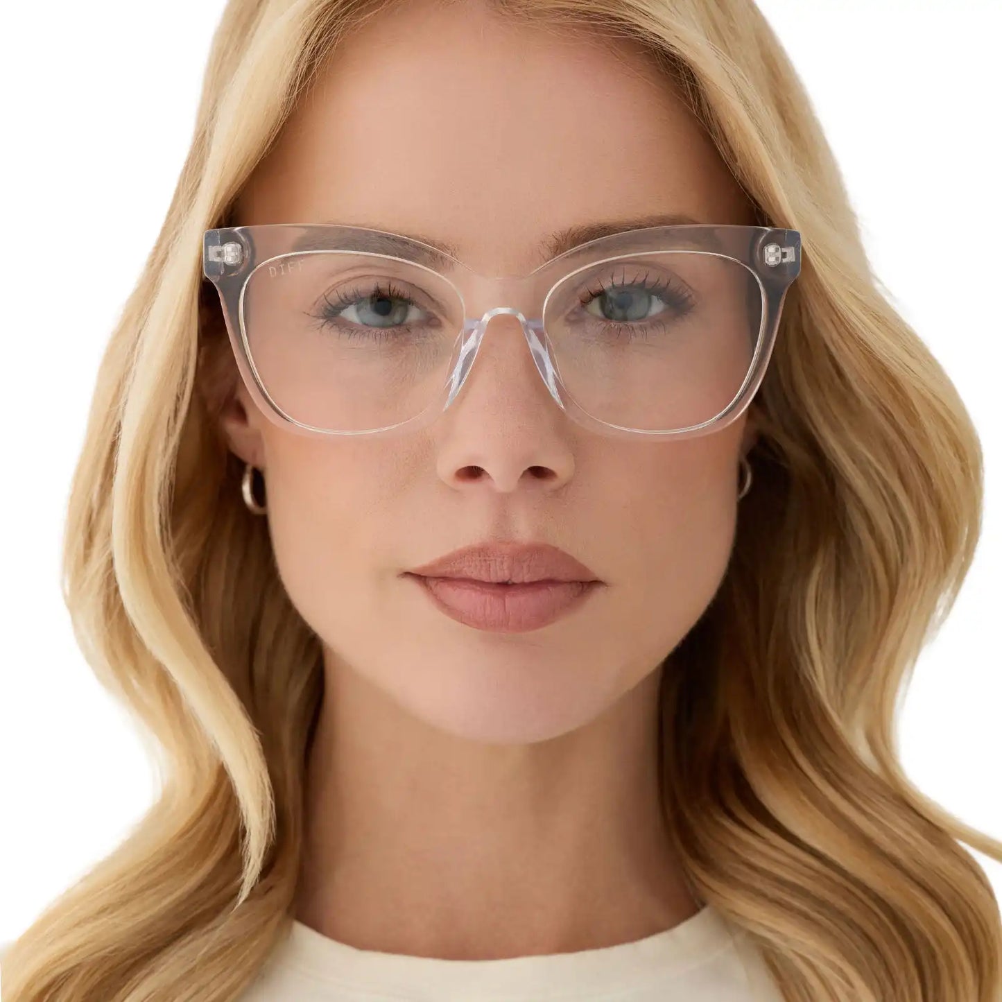 WINSTON - CLEAR CRYSTAL + GLASSES