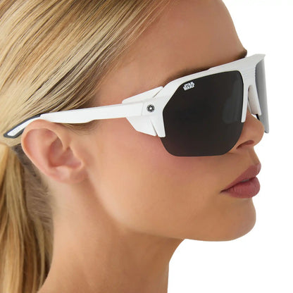 STORMTROOPER SPORT - GALACTIC WHITE + CATEGORY 3 POLARIZED DARK GREY SUNGLASSES