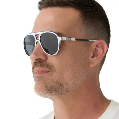 STORMTROOPER - GALACTIC WHITE + BLACK POLARIZED SUNGLASSES