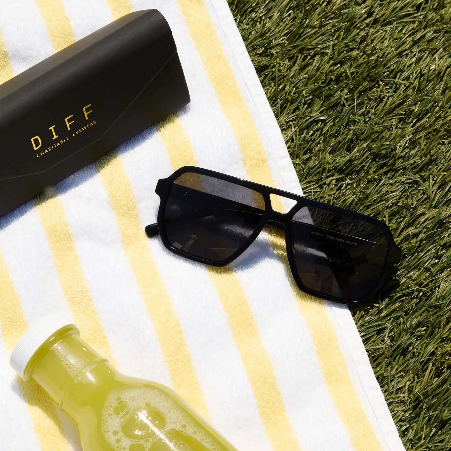 CAMERON - BLACK + GREY + POLARIZED SUNGLASSES