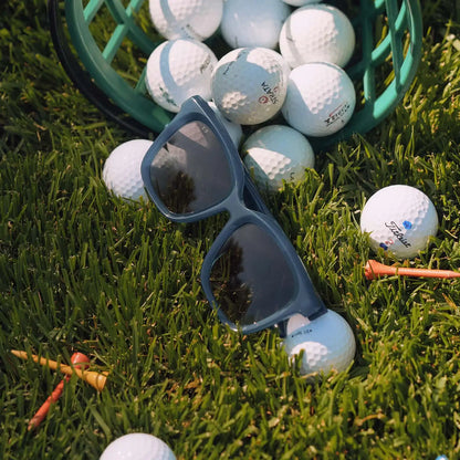 MEREDITH - CLUBHOUSE BLUE + GREY GRADIENT + POLARIZED SUNGLASSES