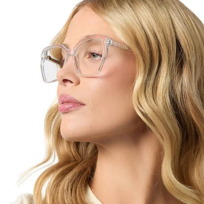 MAISIE - OPALESCENT PINK + GLASSES