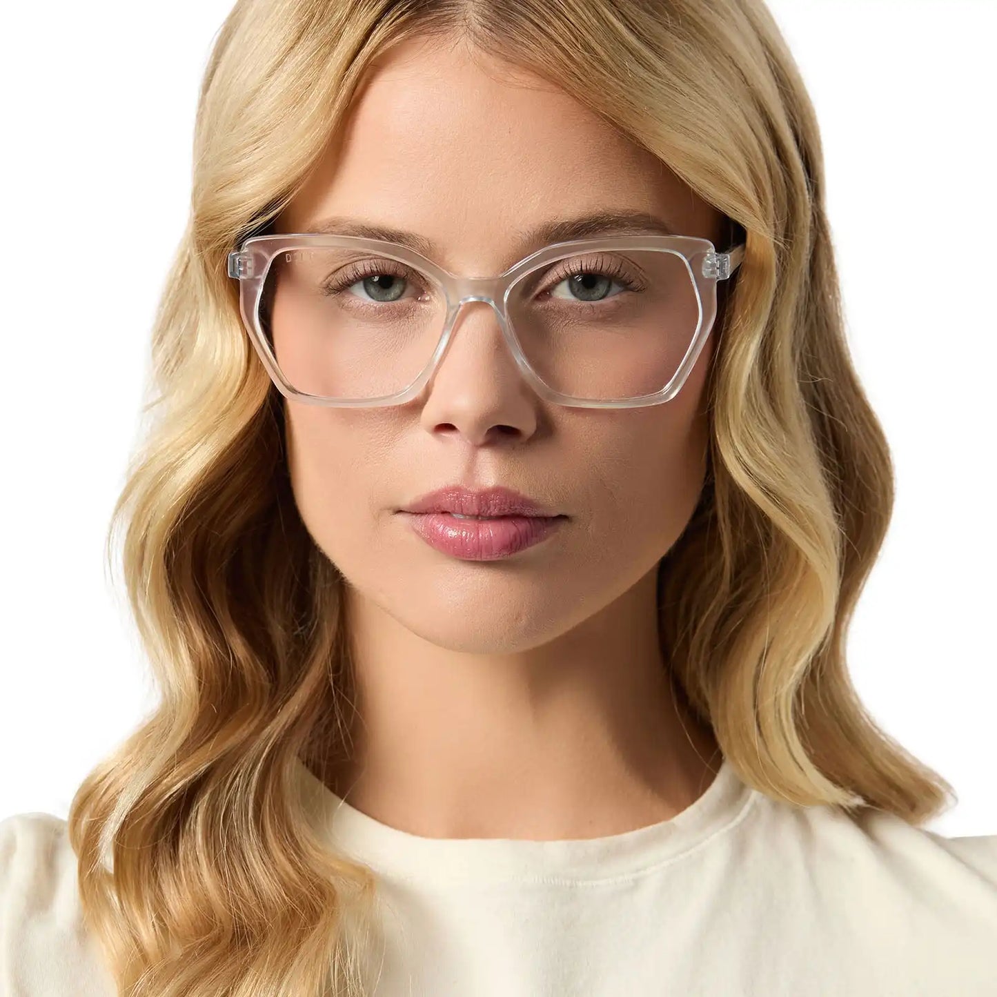 MAISIE - OPALESCENT PINK + GLASSES