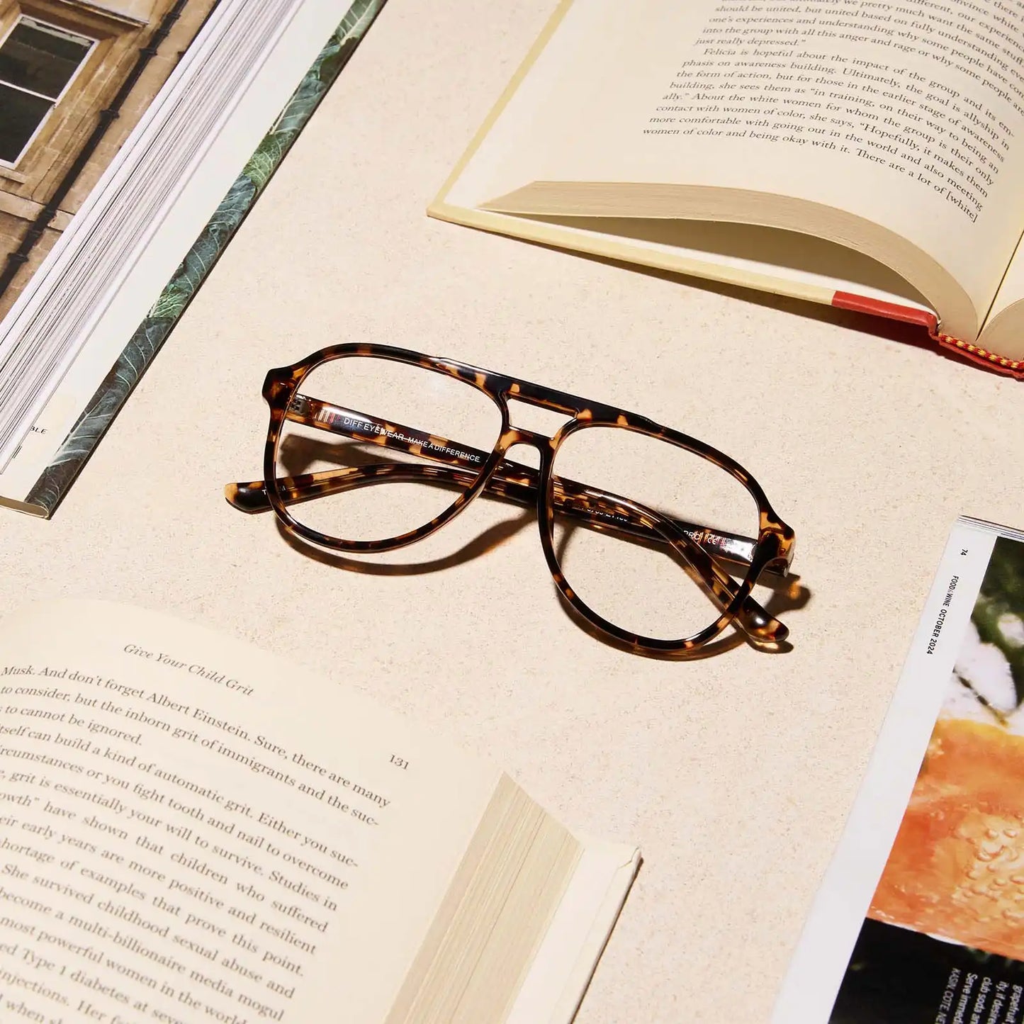 TATUM - ESPRESSO TORTOISE + BLUE LIGHT READERS