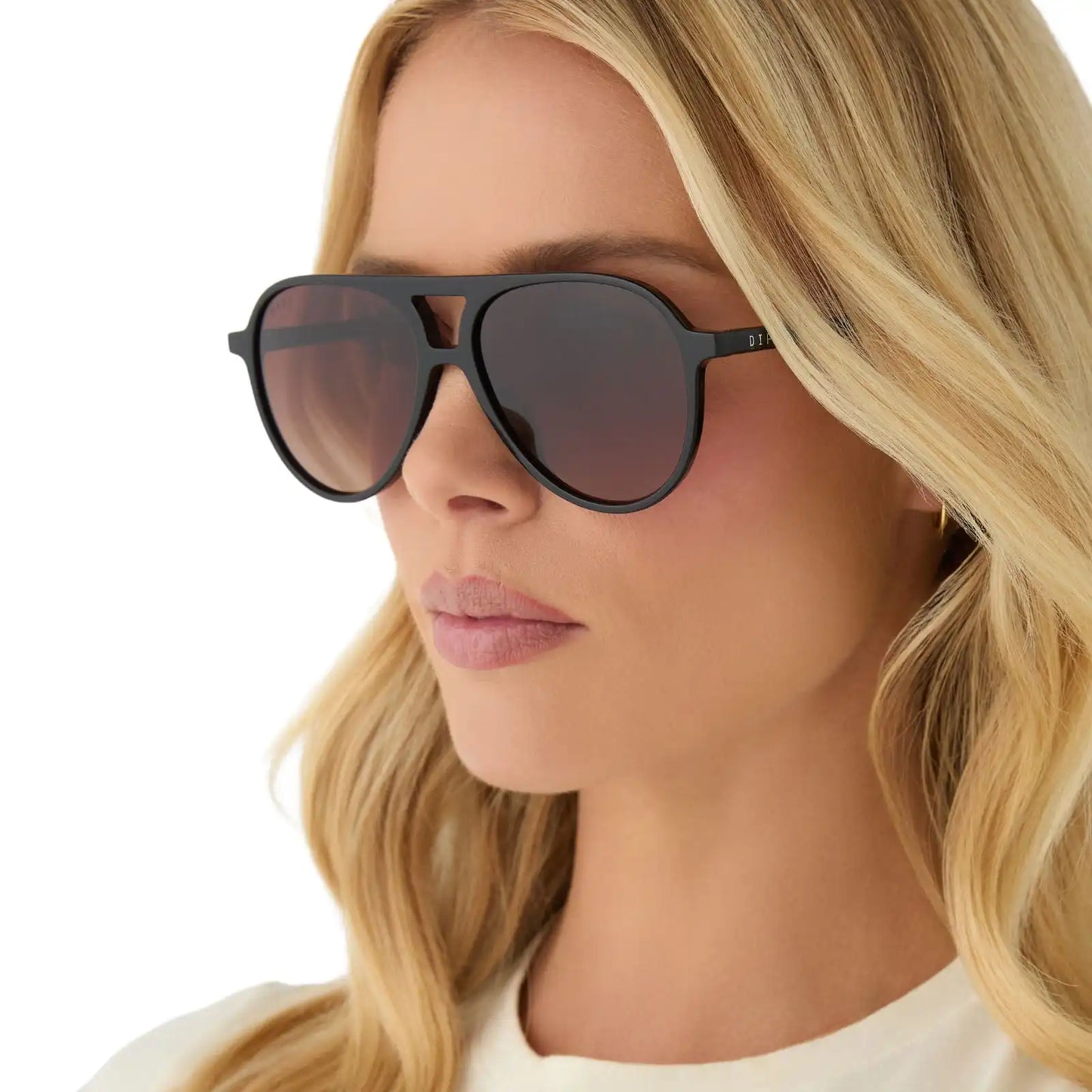 TOSCA II - BLACK + BROWN GRADIENT SUNGLASSES
