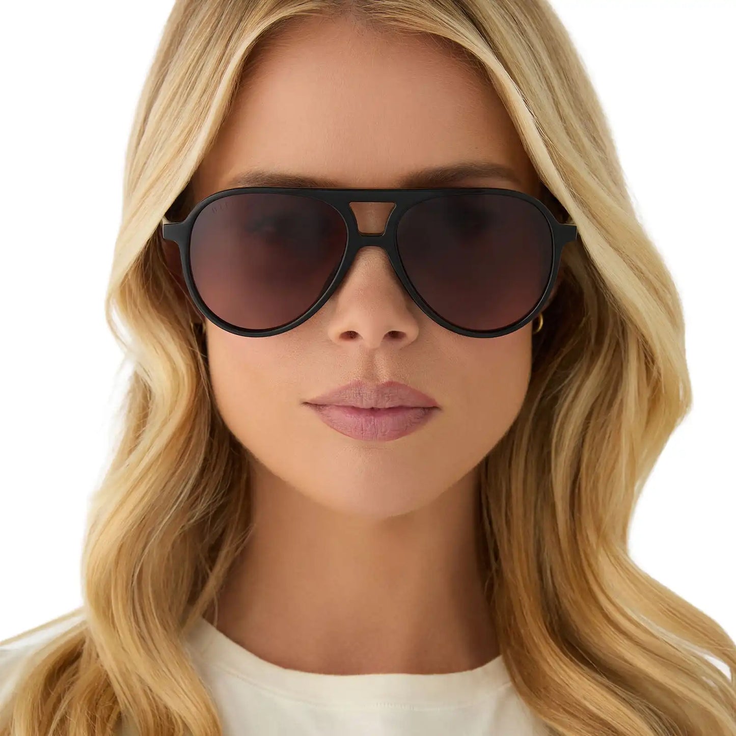 TOSCA II - BLACK + BROWN GRADIENT SUNGLASSES