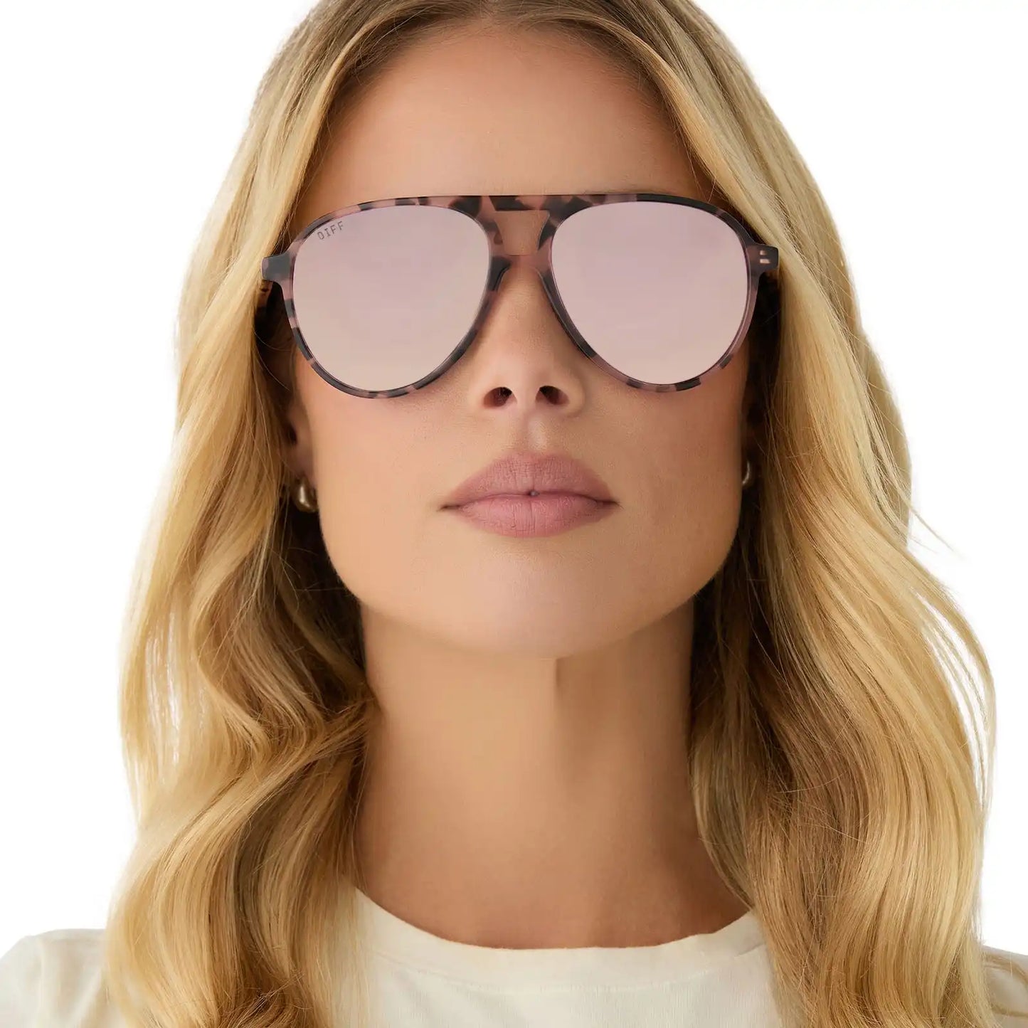 TOSCA II - HIMALAYAN TORTOISE + TAUPE MIRROR SUNGLASSES