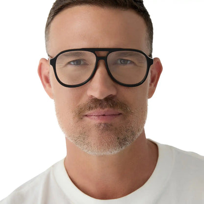 TRISTAN - BLACK + GLASSES