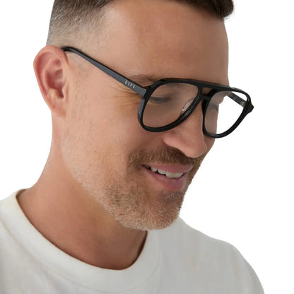 TRISTAN - BLACK + GLASSES