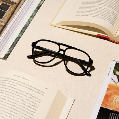 TRISTAN - BLACK + GLASSES
