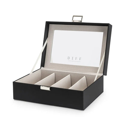 VANITY CASE - 4 PAIR + BLACK
