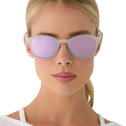VOLLEY - FROSTY MATTE CRYSTAL + LAVENDER MIRROR + POLARIZED SUNGLASSES
