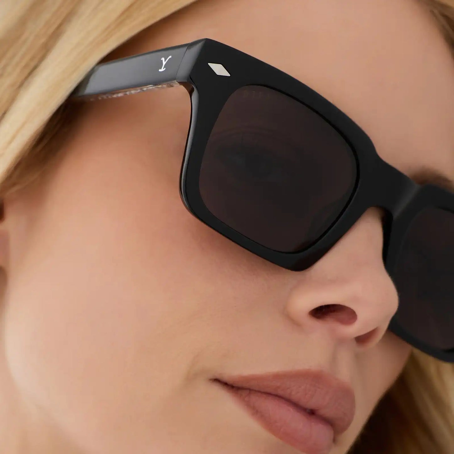 KAYCE DUTTON - CLASSIC BLACK + GREY + POLARIZED SUNGLASSES