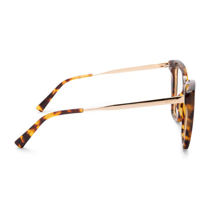 BECKY IV - AMBER TORTOISE + BLUE LIGHT TECHNOLOGY GLASSES
