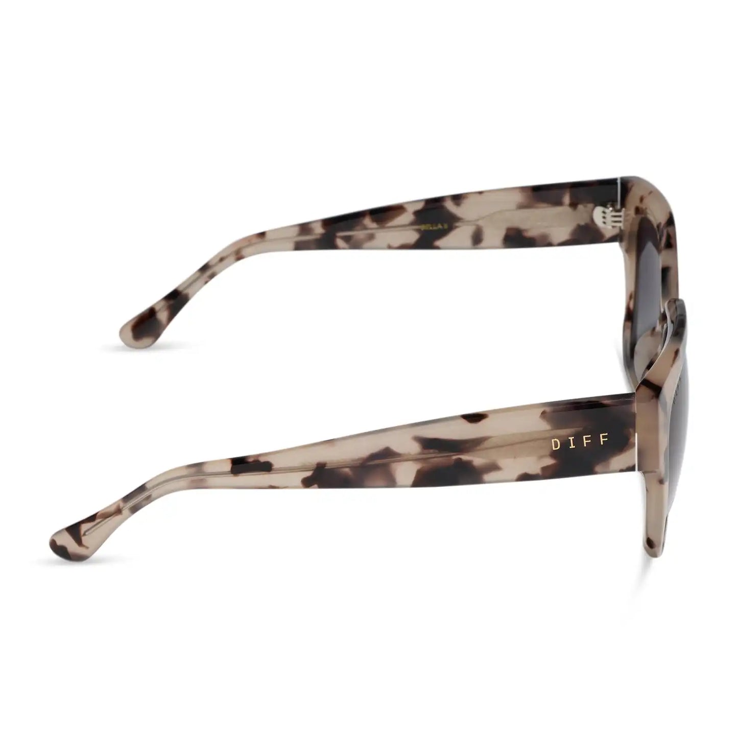 BELLA II - CREAM TORTOISE + GREY GRADIENT SUNGLASSES