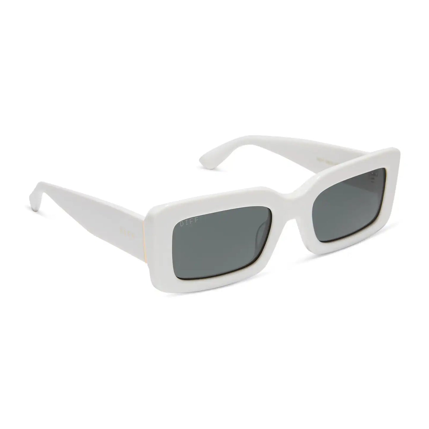 INDY - WHITE CLOUD + GREY + POLARIZED SUNGLASSES