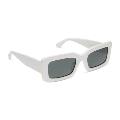 INDY - WHITE CLOUD + GREY + POLARIZED SUNGLASSES