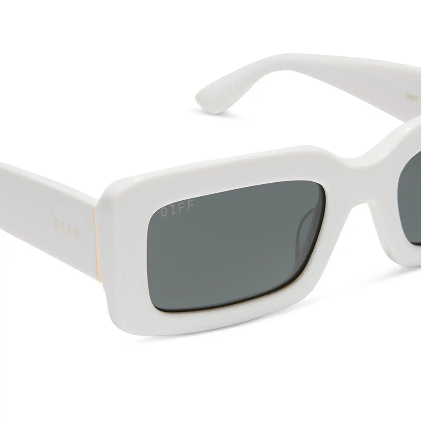 INDY - WHITE CLOUD + GREY + POLARIZED SUNGLASSES