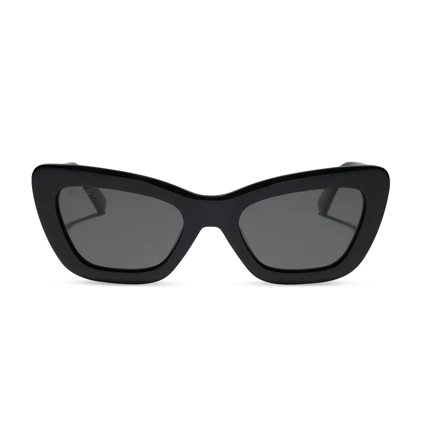 ADRIANA - BLACK + GREY + POLARIZED SUNGLASSES