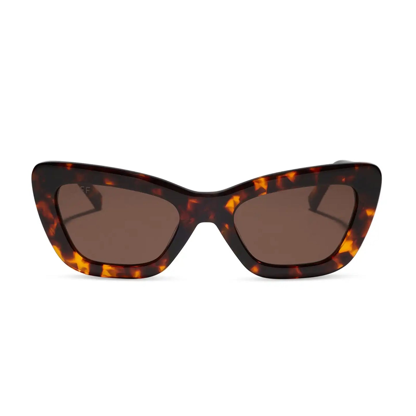 ADRIANA - RICH TORTOISE + BROWN SUNGLASSES