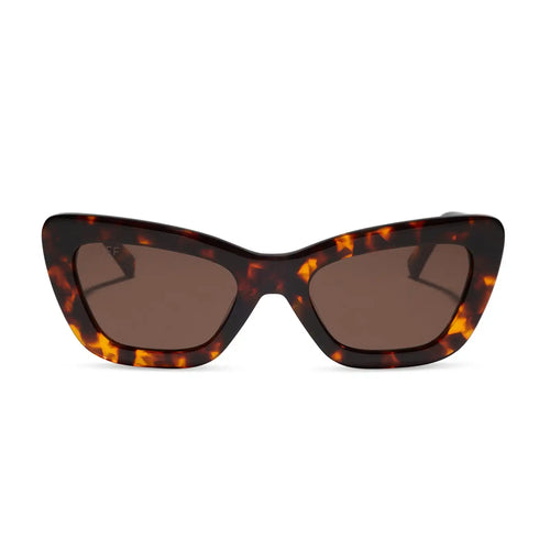 ADRIANA - RICH TORTOISE + BROWN SUNGLASSES