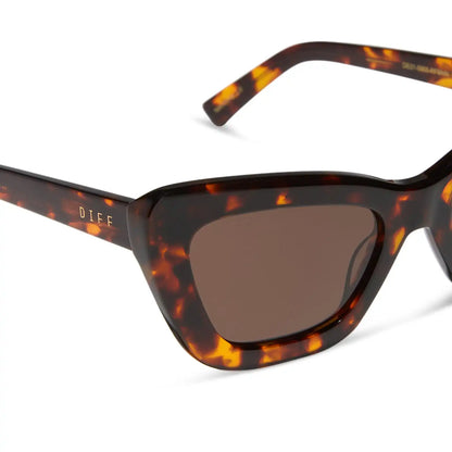 ADRIANA - RICH TORTOISE + BROWN SUNGLASSES