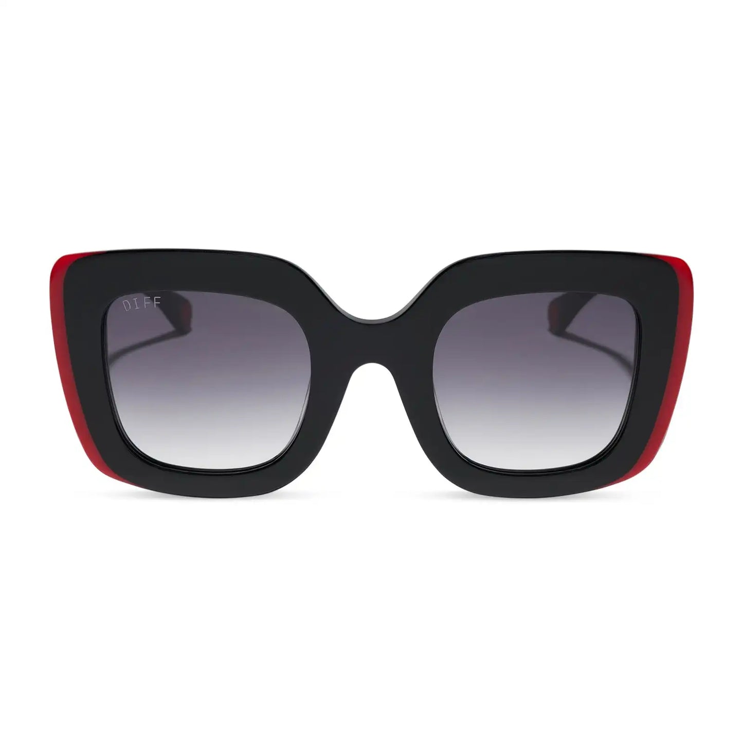 QUEEN OF HEARTS - BLACK + GREY GRADIENT + SUNGLASSES