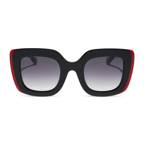 QUEEN OF HEARTS - BLACK + GREY GRADIENT + SUNGLASSES