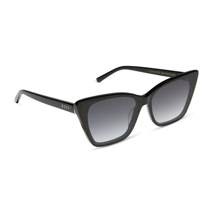 ALINA - BLACK + GREY GRADIENT SUNGLASSES