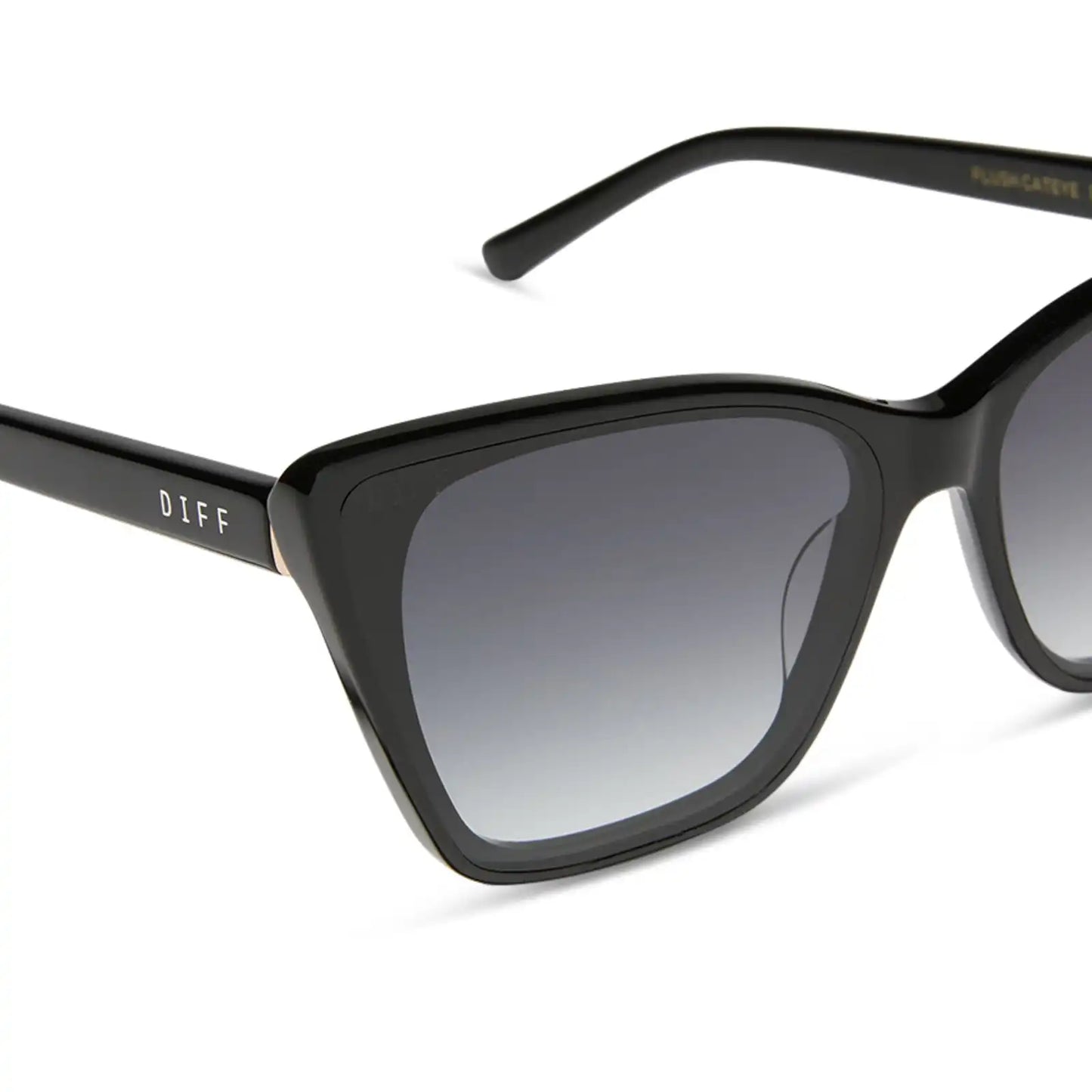 ALINA - BLACK + GREY GRADIENT SUNGLASSES