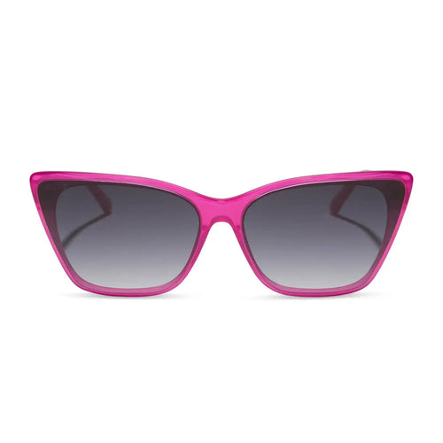 ALINA - BRIGHT TULIP + GREY GRADIENT SUNGLASSES