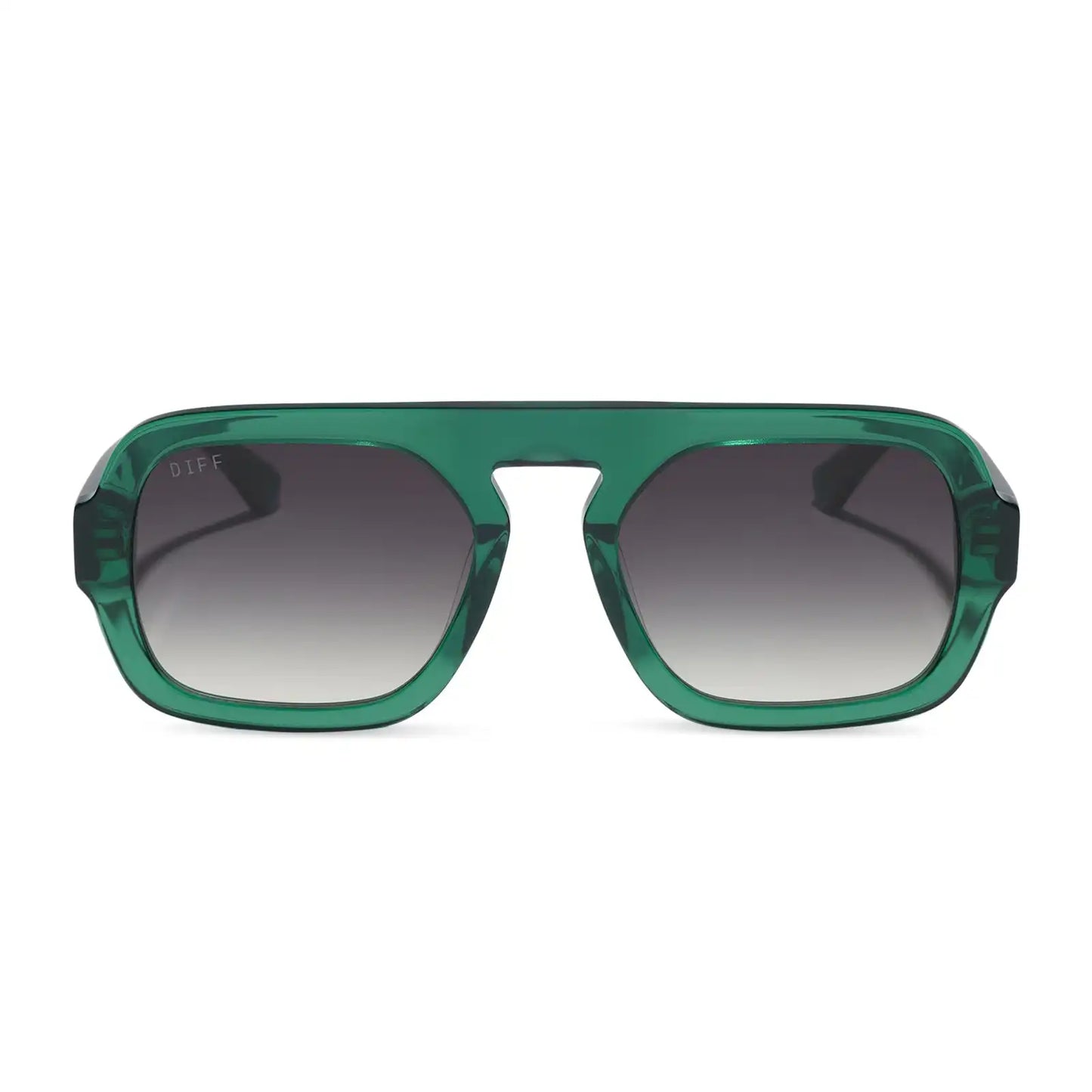 ALIX - DEEP GREEN + GREY GRADIENT + POLARIZED + SUNGLASSES