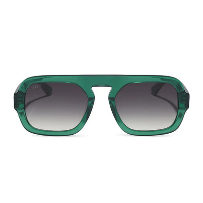 ALIX - DEEP GREEN + GREY GRADIENT + POLARIZED + SUNGLASSES