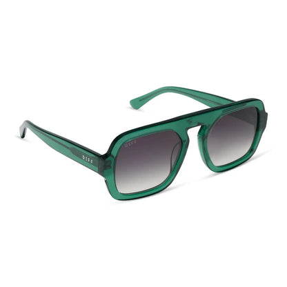 ALIX - DEEP GREEN + GREY GRADIENT + POLARIZED + SUNGLASSES