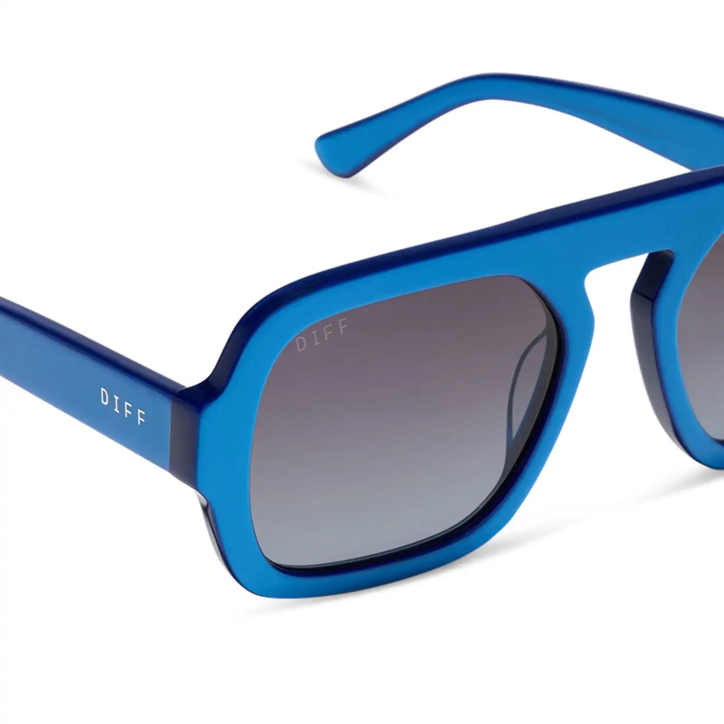 ALIX - LUMINOUS BLUE + BLUE GRADIENT + POLARIZED + SUNGLASSES