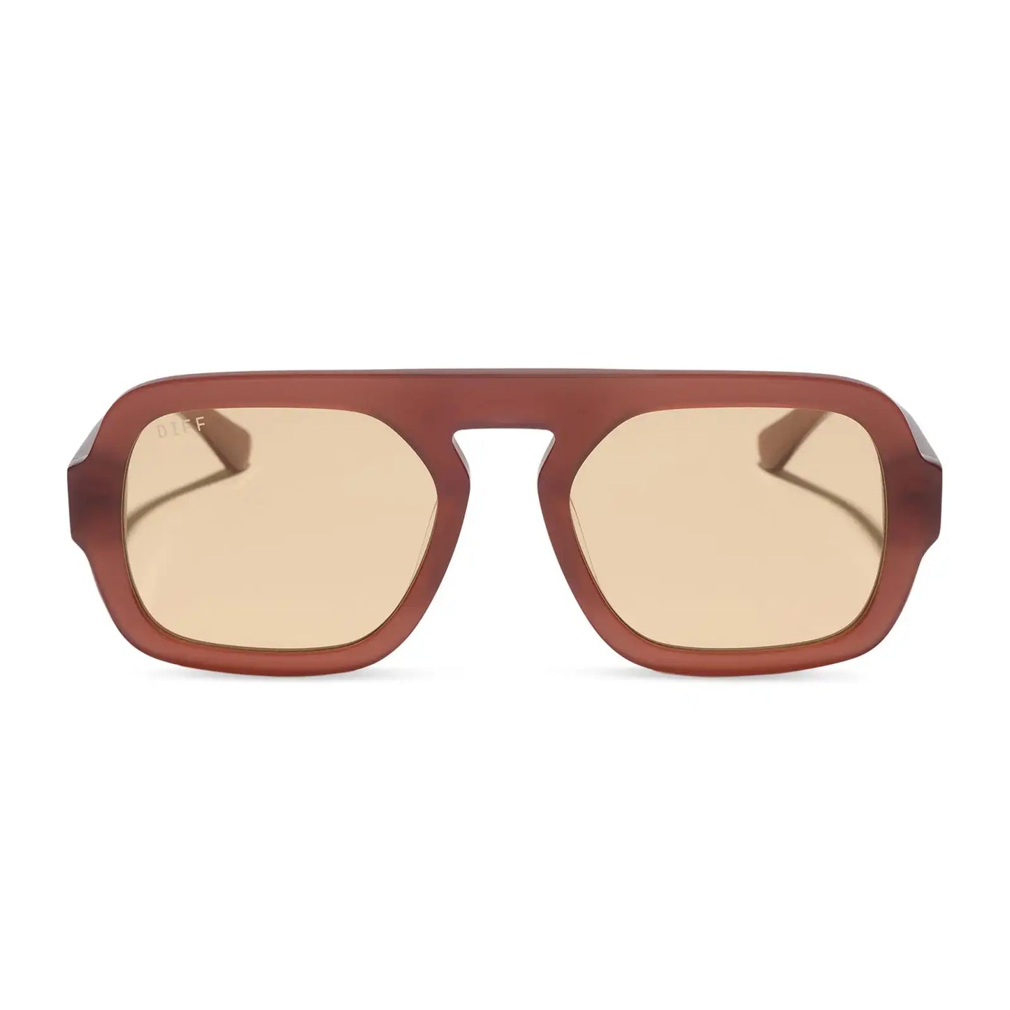 ALIX - TERRACOTTA + CHAMPAGNE TINT + SUNGLASSES