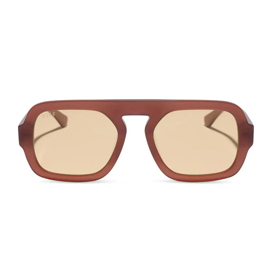 ALIX - TERRACOTTA + CHAMPAGNE TINT + SUNGLASSES